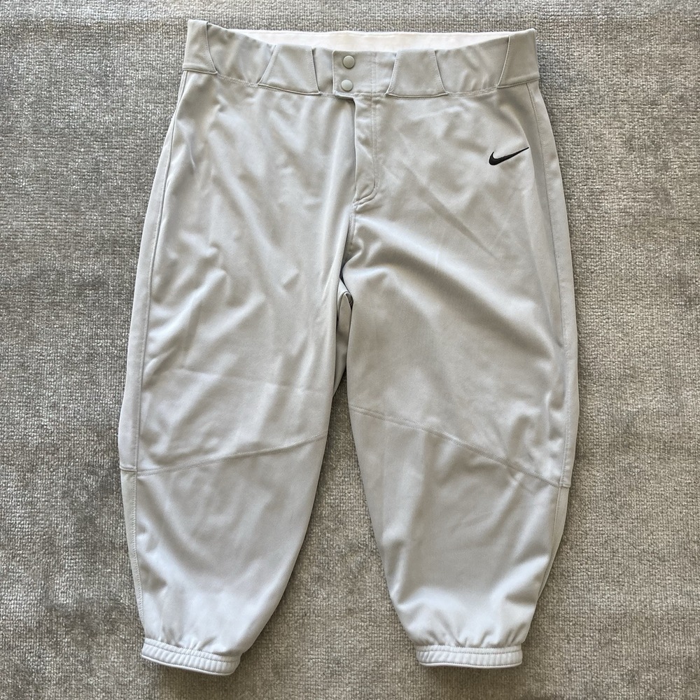 Nike Baseball Pants Mens XL Gray Athletic‎ Training Sports Uniform